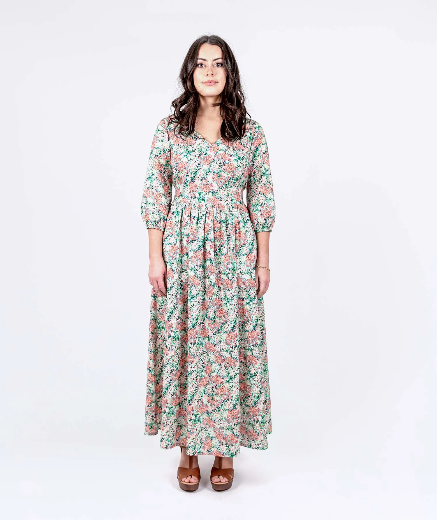 Floral Joy Dress - White