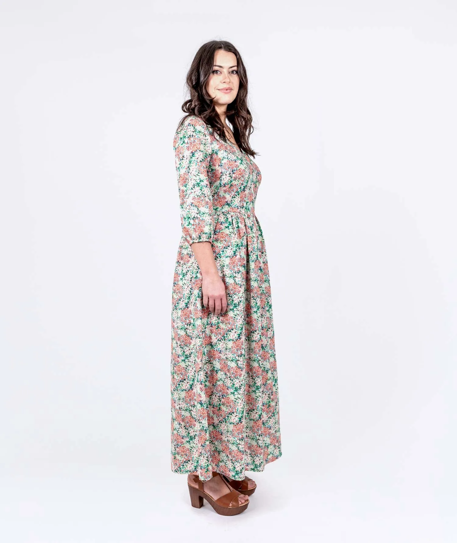 Floral Joy Dress - White