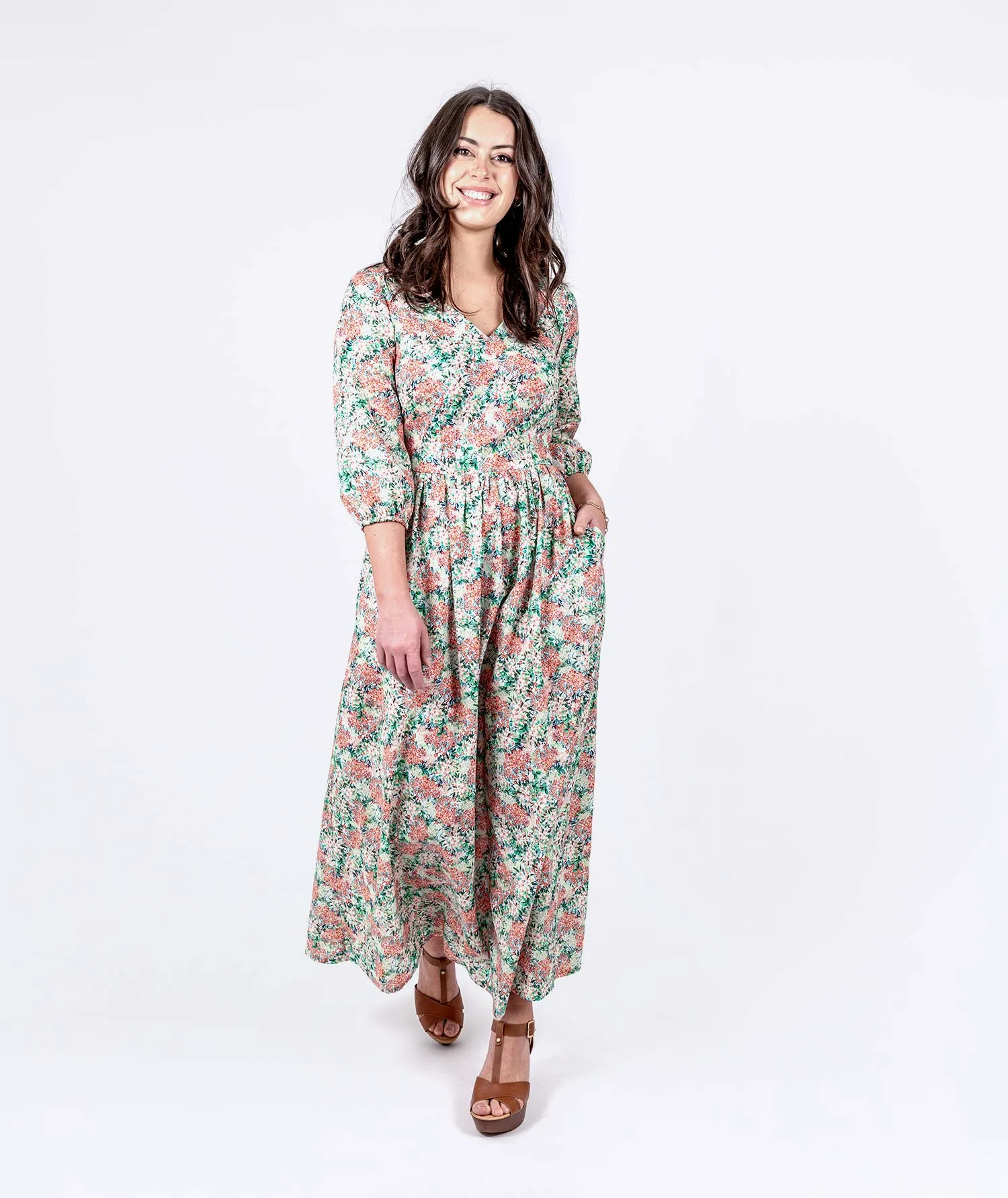 Floral Joy Dress - White