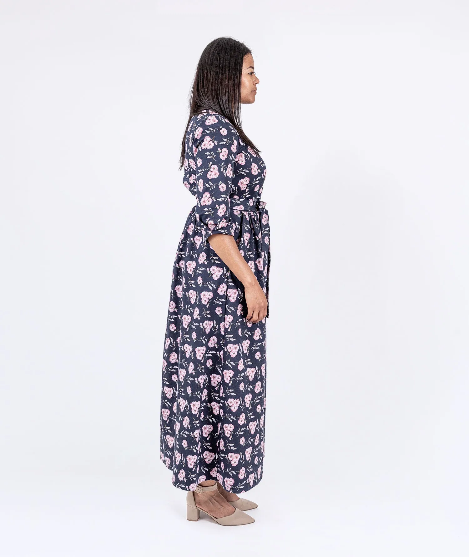 Floral Twill Dress