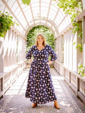 Floral Twill Dress