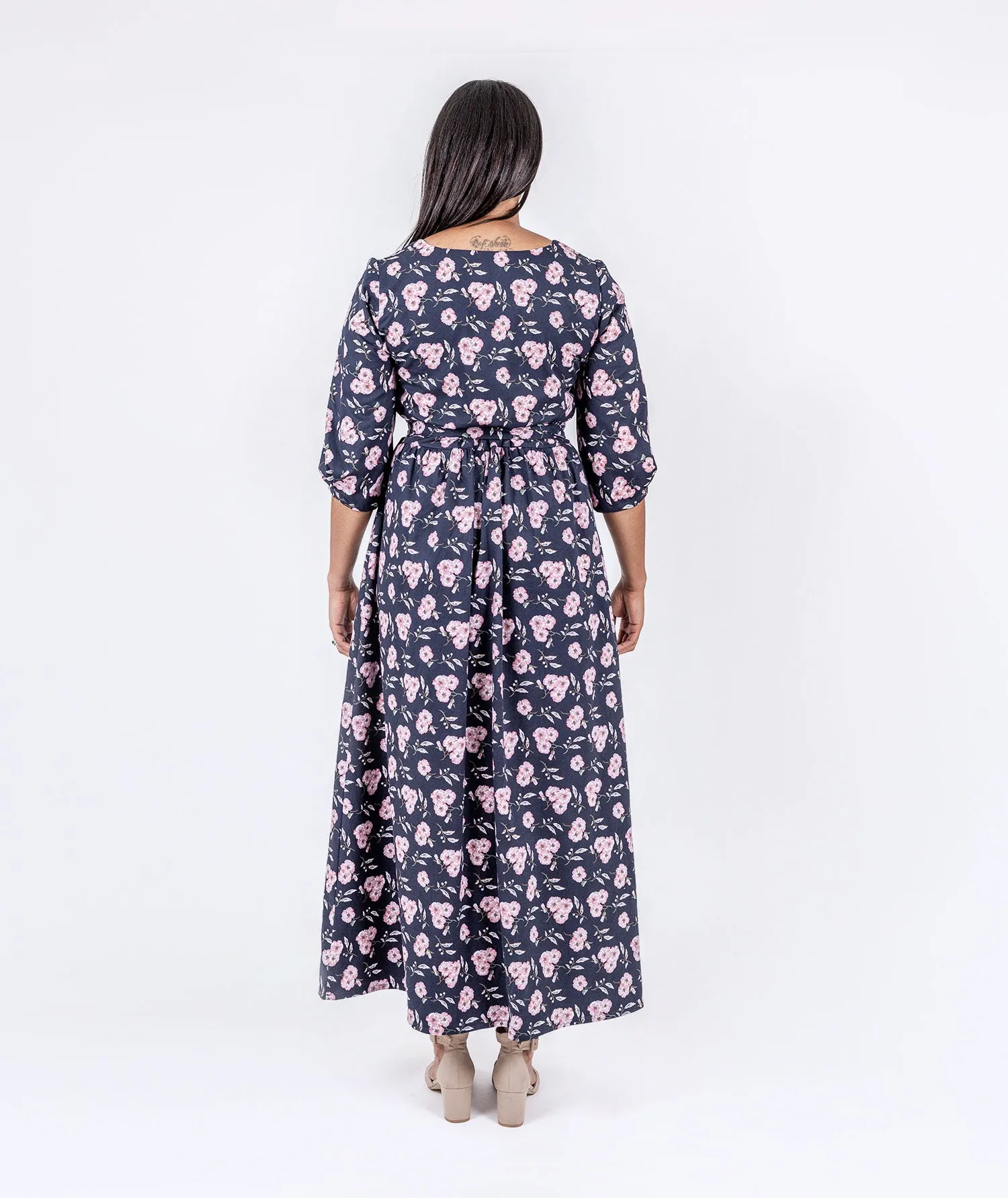 Floral Twill Dress