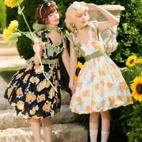 Follow the Sun Darling      Dress Mermaidcore Kawaii Academia Y2K Cottagecore Coquette Fairycore Dollette Princesscore