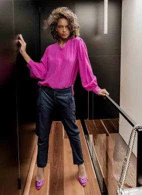 Fuchsia Pink Blouse