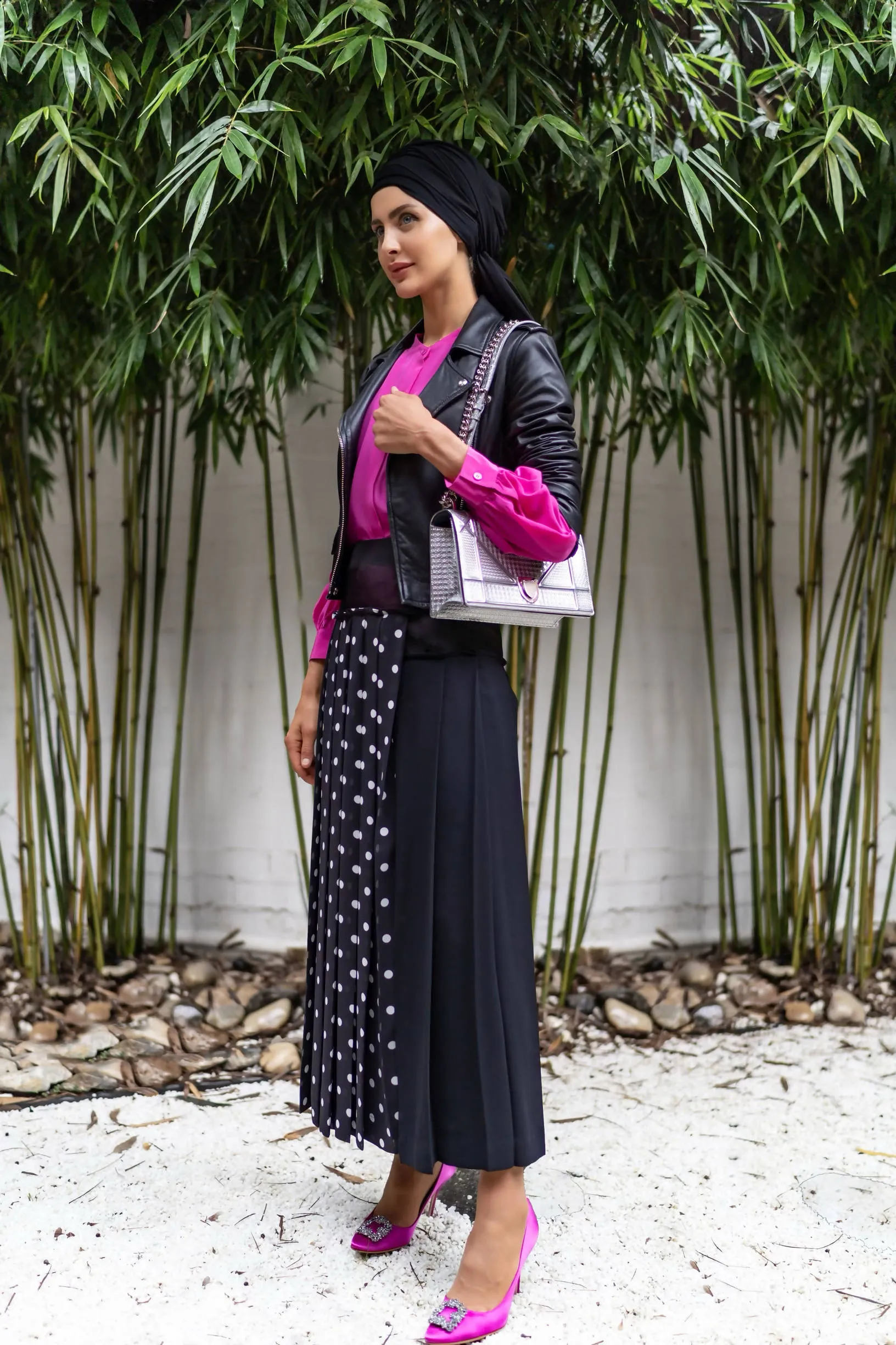 Fuchsia Pink Blouse