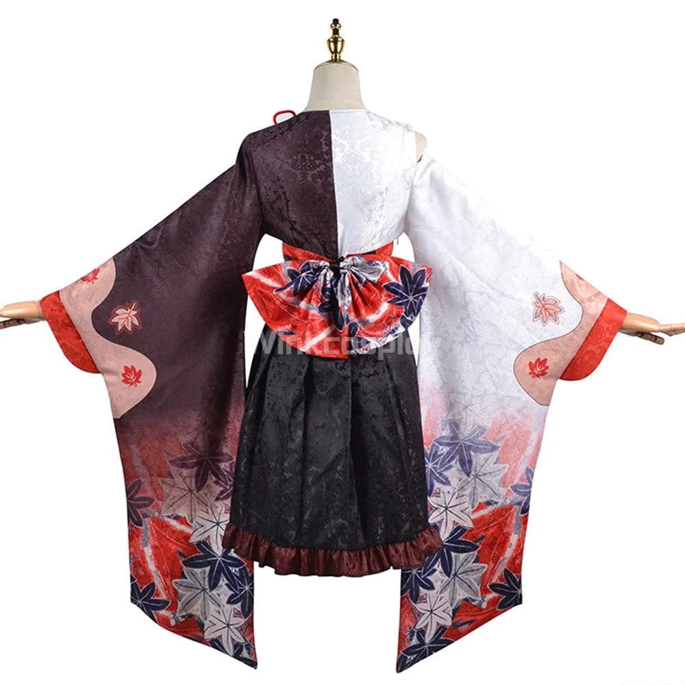 Genshin Impact Kazuha Female Halloween Cosplay Costume