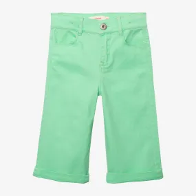 Girls' apple green jeans