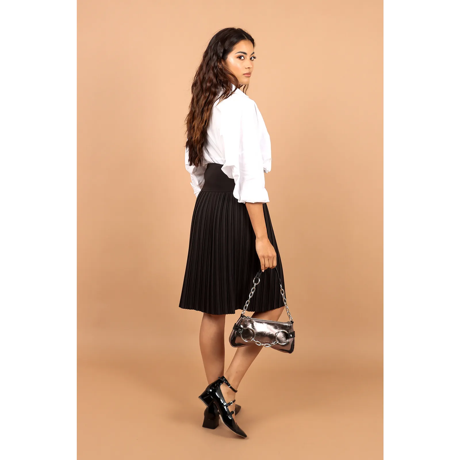 Girls Flairy Pleated Skirt