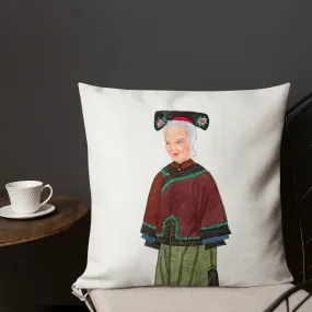 Grand Dame - Qing Dynasty Fashion Art Pillow