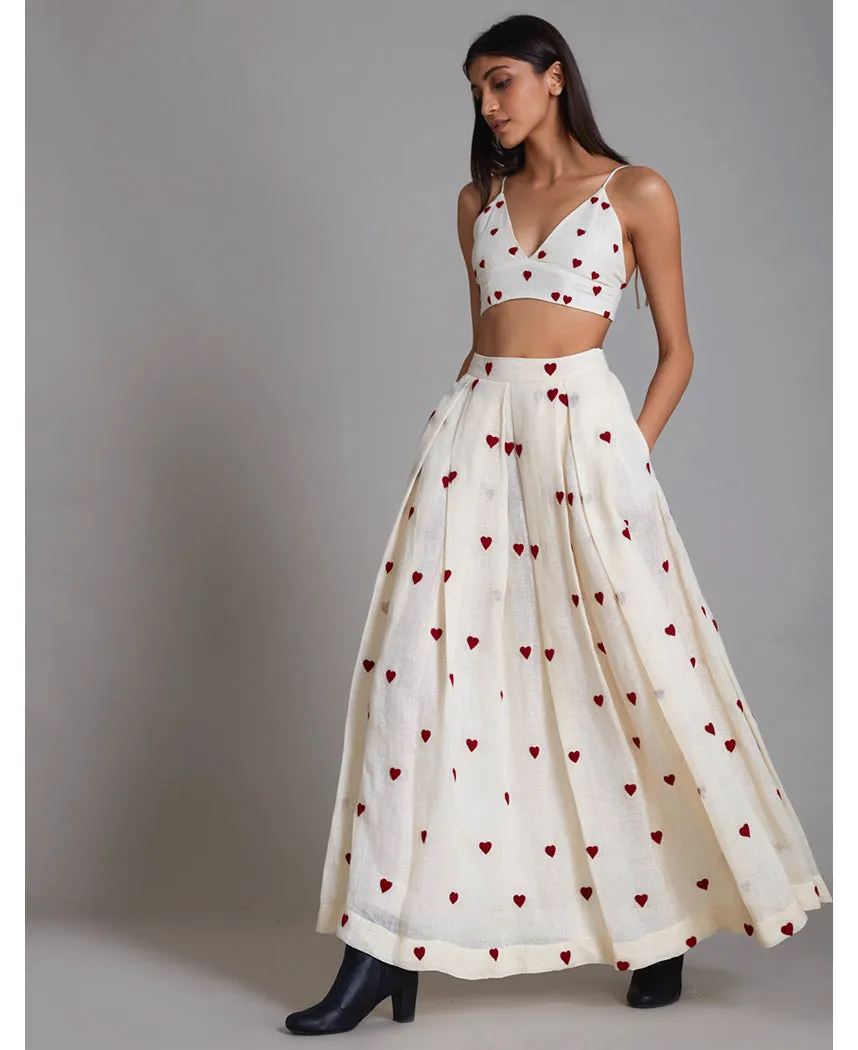 Heart Lehenga