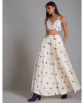 Heart Lehenga