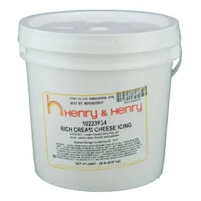 Henry & Henry Ready To Use Cream Cheese Icing- 20 pound pail