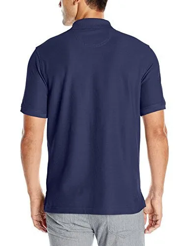 IZOD Men's Advantage Performance Solid Polo, Peacoat, X-Large