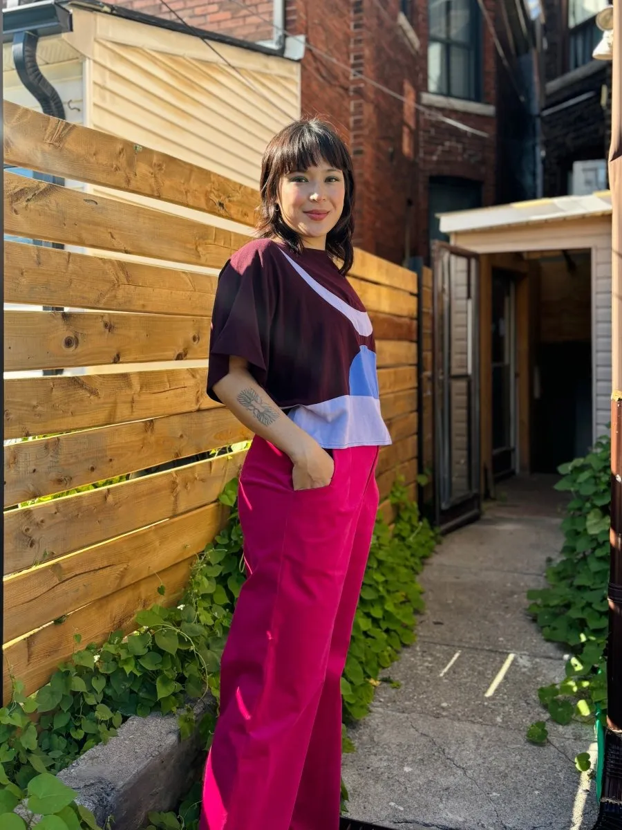 Jennifer Glasgow Embrace Top (Burgundy)