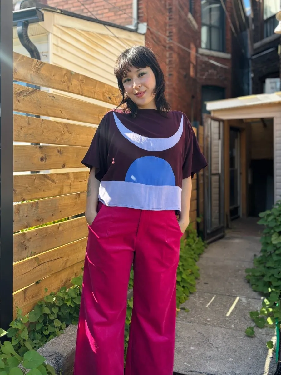 Jennifer Glasgow Embrace Top (Burgundy)