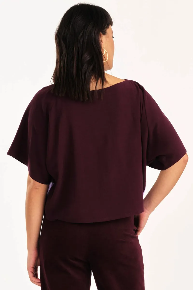 Jennifer Glasgow Embrace Top (Burgundy)