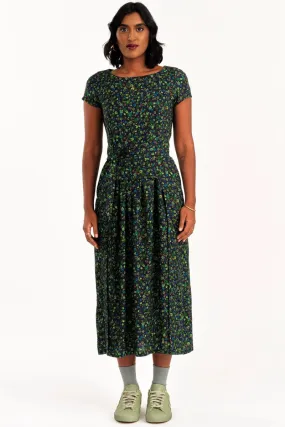 Jennifer Glasgow Yelena Dress (Green Floral)