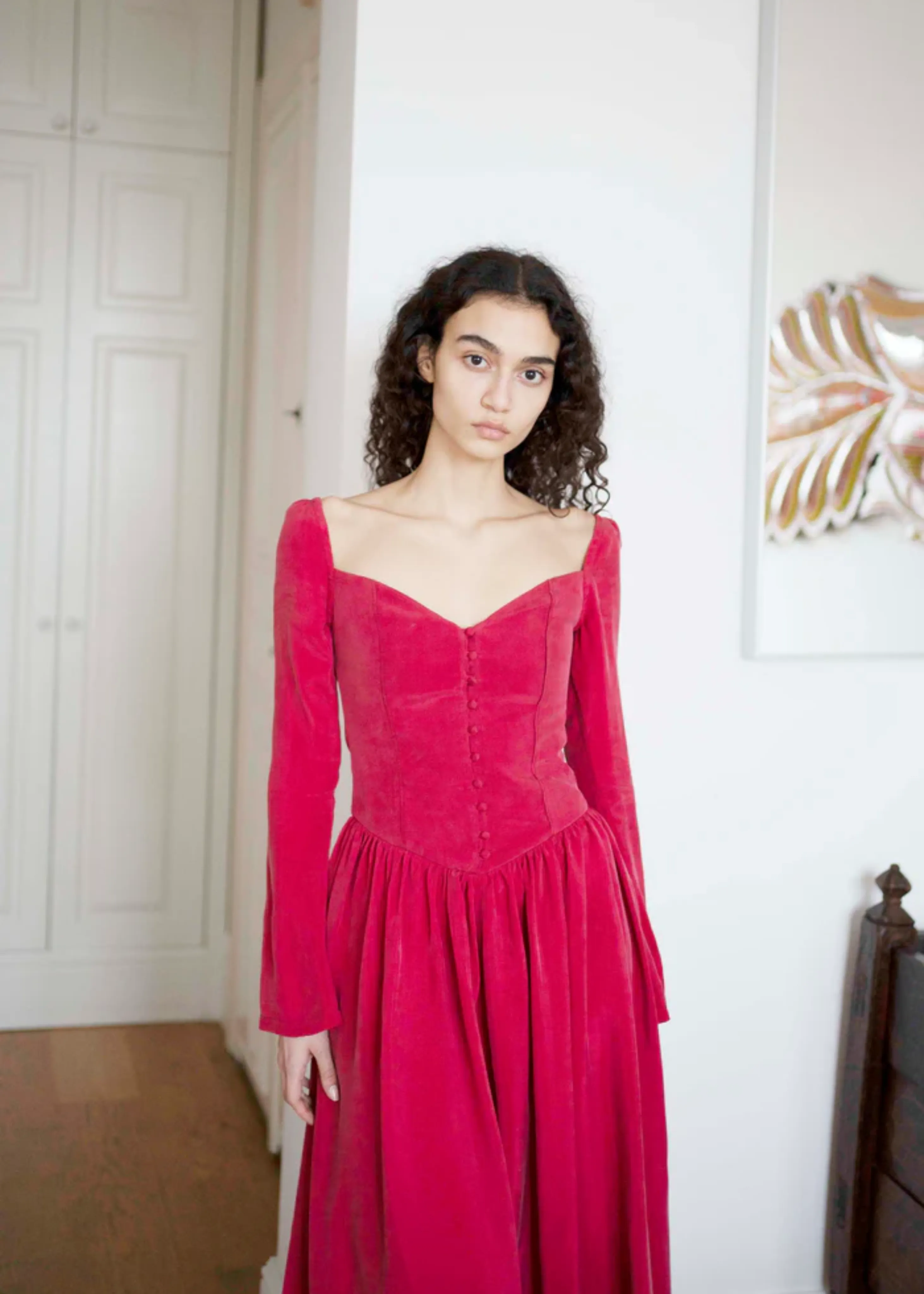 Jessa dress, red