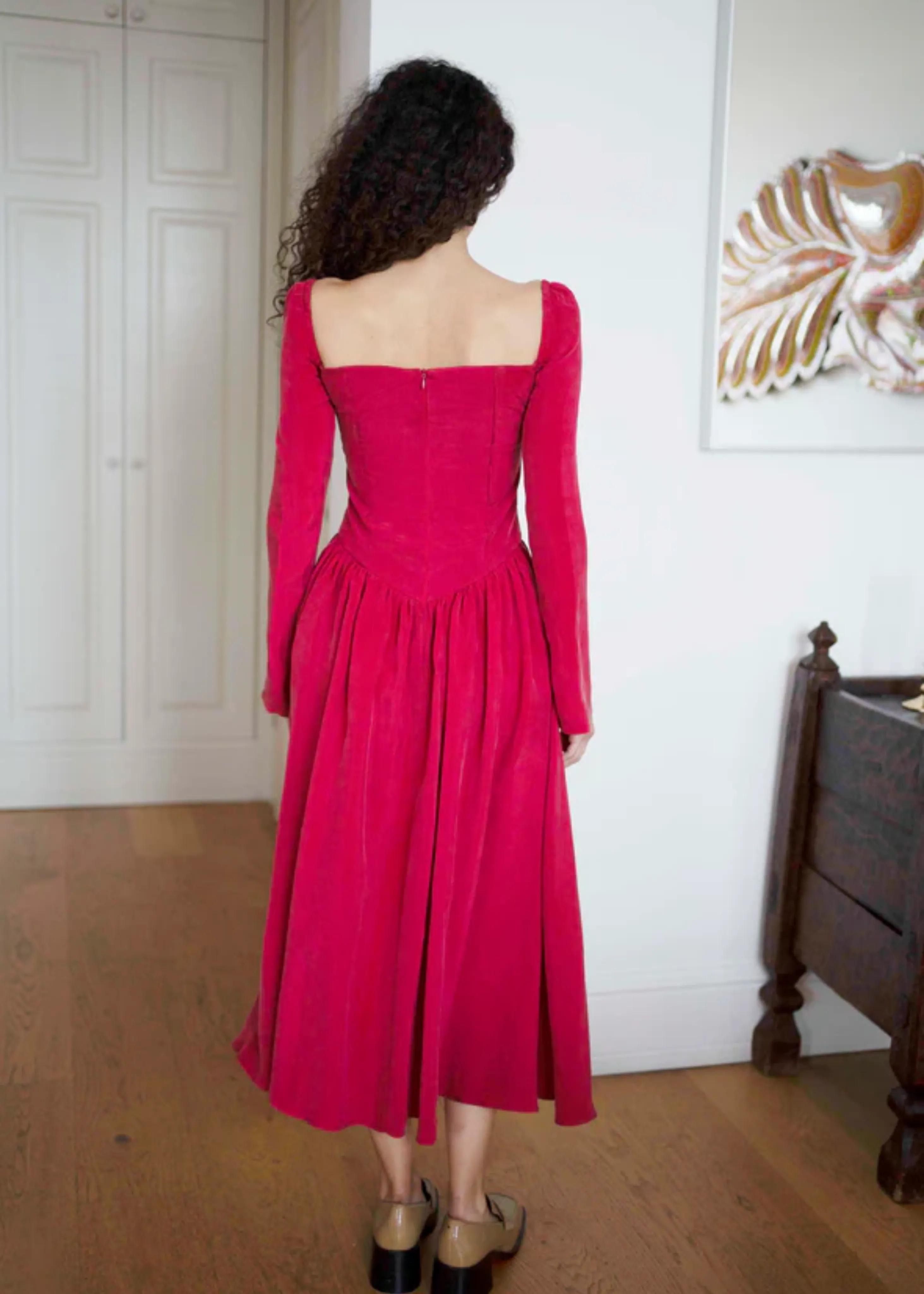 Jessa dress, red