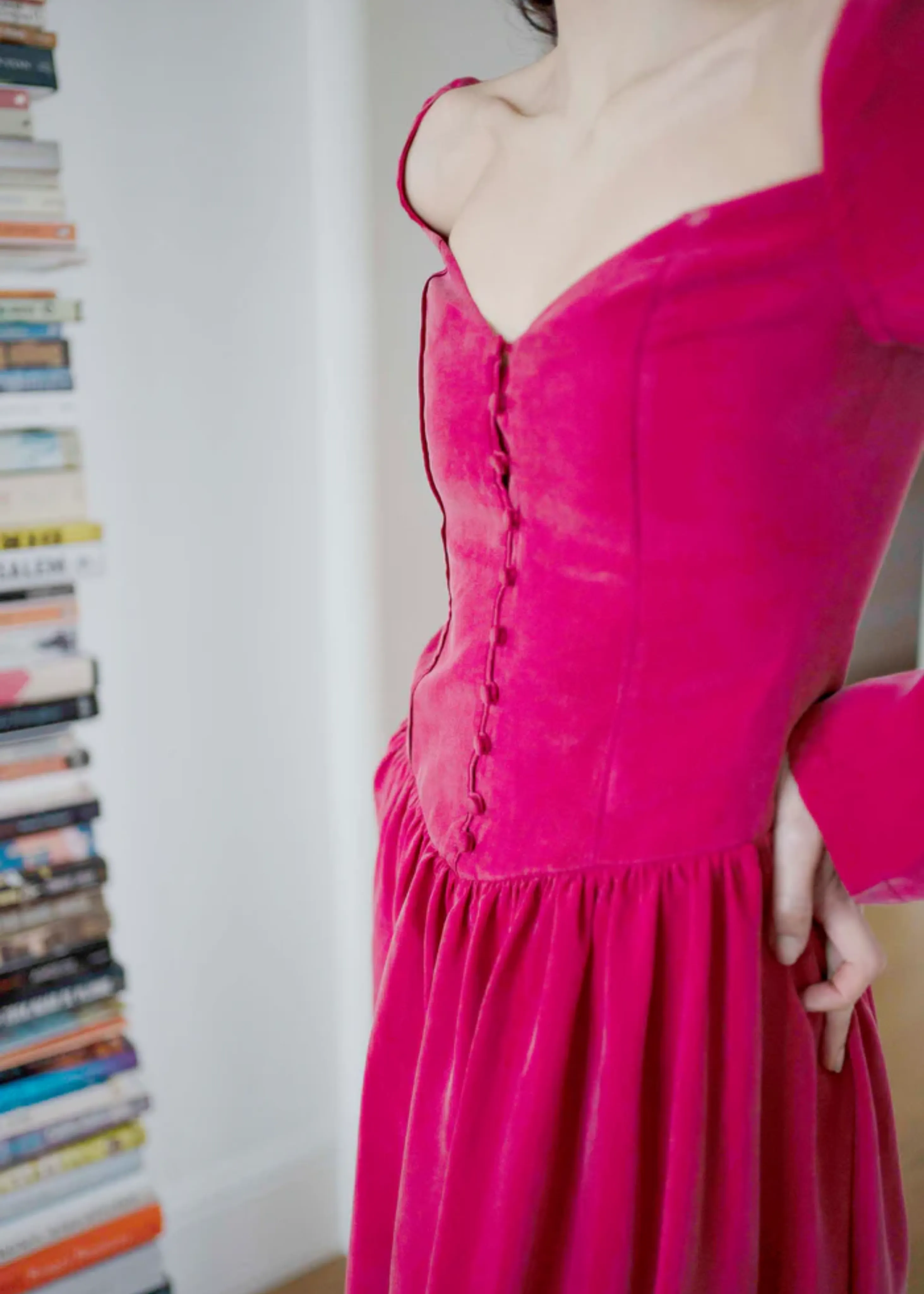 Jessa dress, red