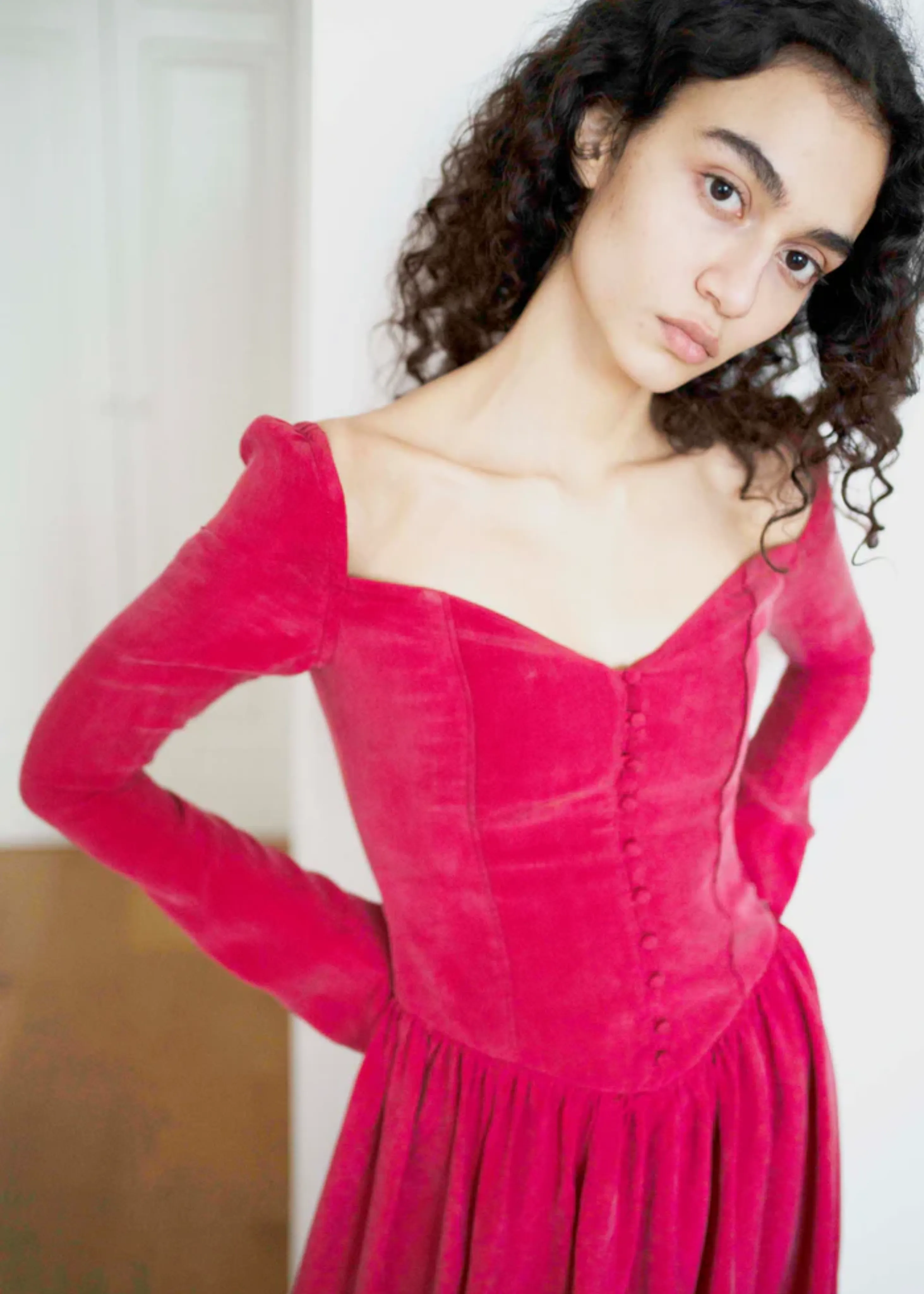 Jessa dress, red