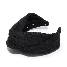 JET FLORAL LACE GRETA HEADBAND
