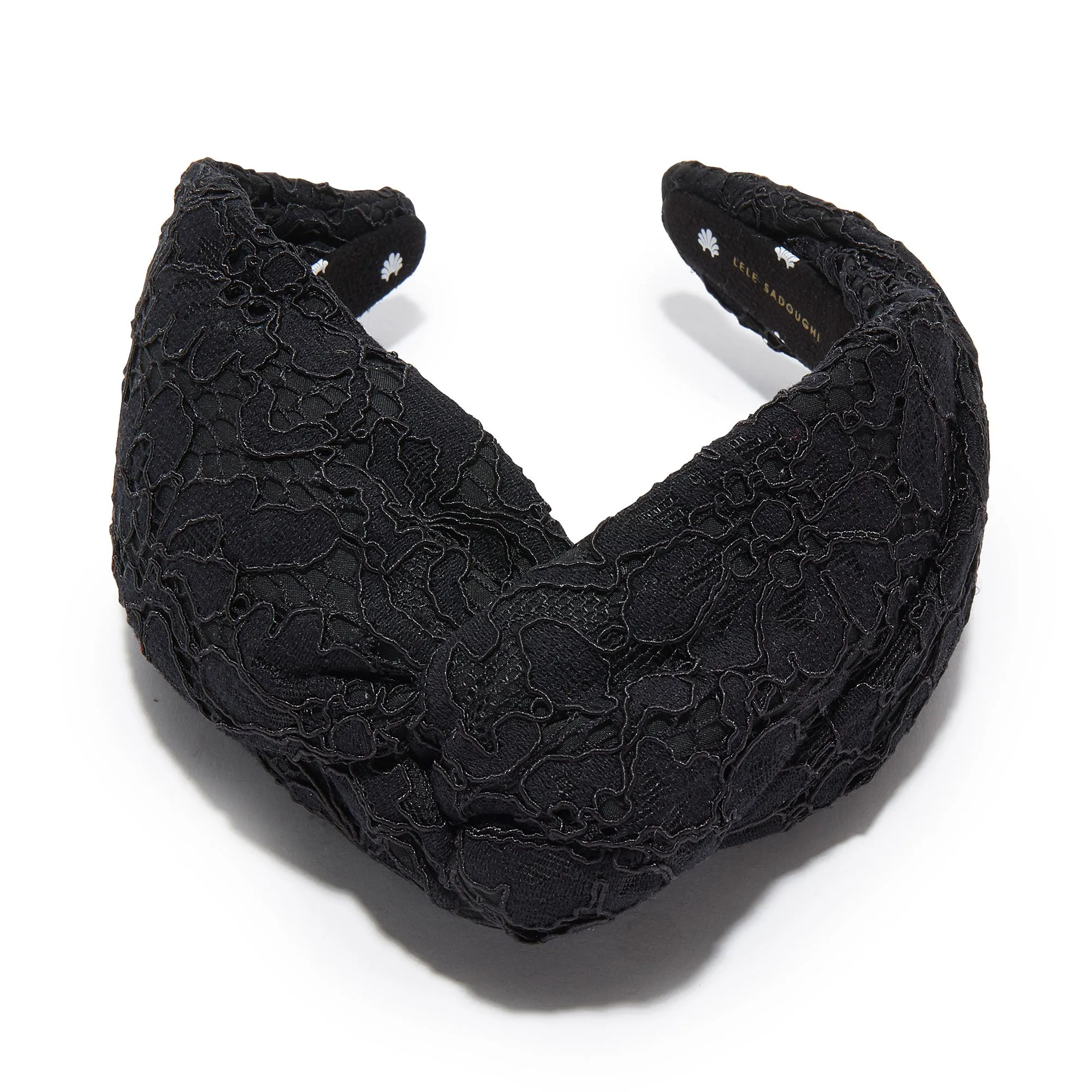 JET FLORAL LACE GRETA HEADBAND
