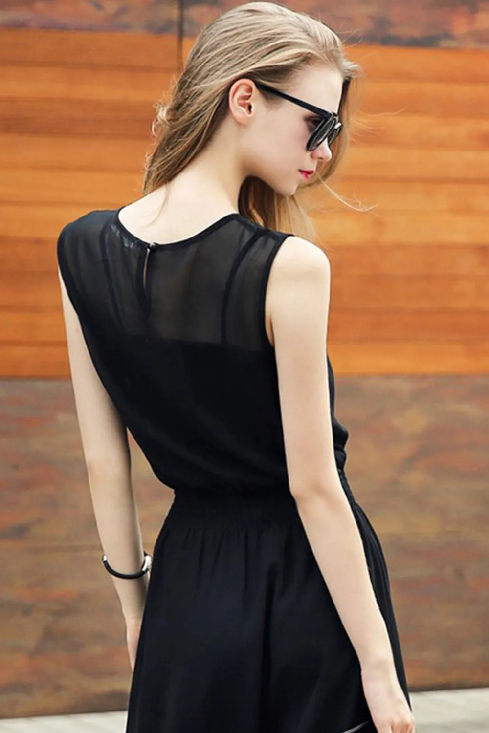 Ketty More Women Sleeveless Chiffon Long Length Party Dress-KMWD405