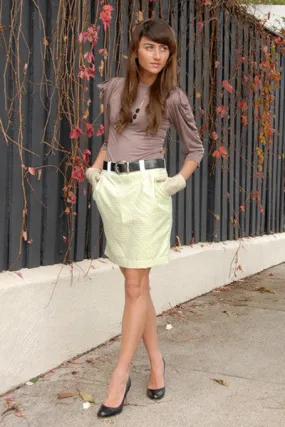 'kiss my pocket' skirt