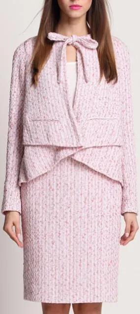 Knit Silk-Blend Cardigan Sweater & Skirt Set *Limited Stock*