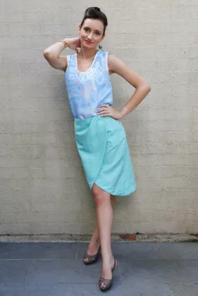 lantau skirt (seagrass green)