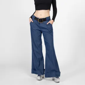 Large 70s Bell Bottom Sailor Jeans 32"