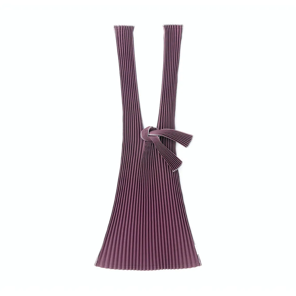 Large Vertically Pleated Bag - Various Colours