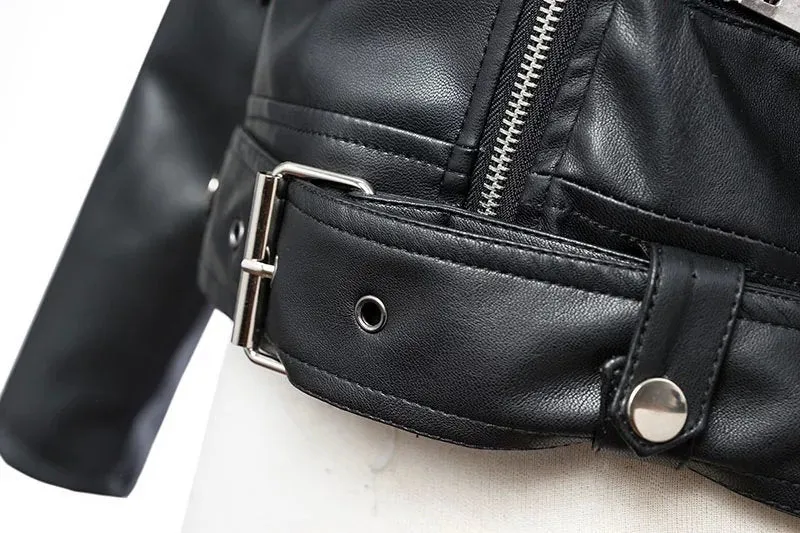Leather Jacket | Leather Biker Jacket | Women Leather Jacket | Womens Biker Jacket | Goth Leather Jacket