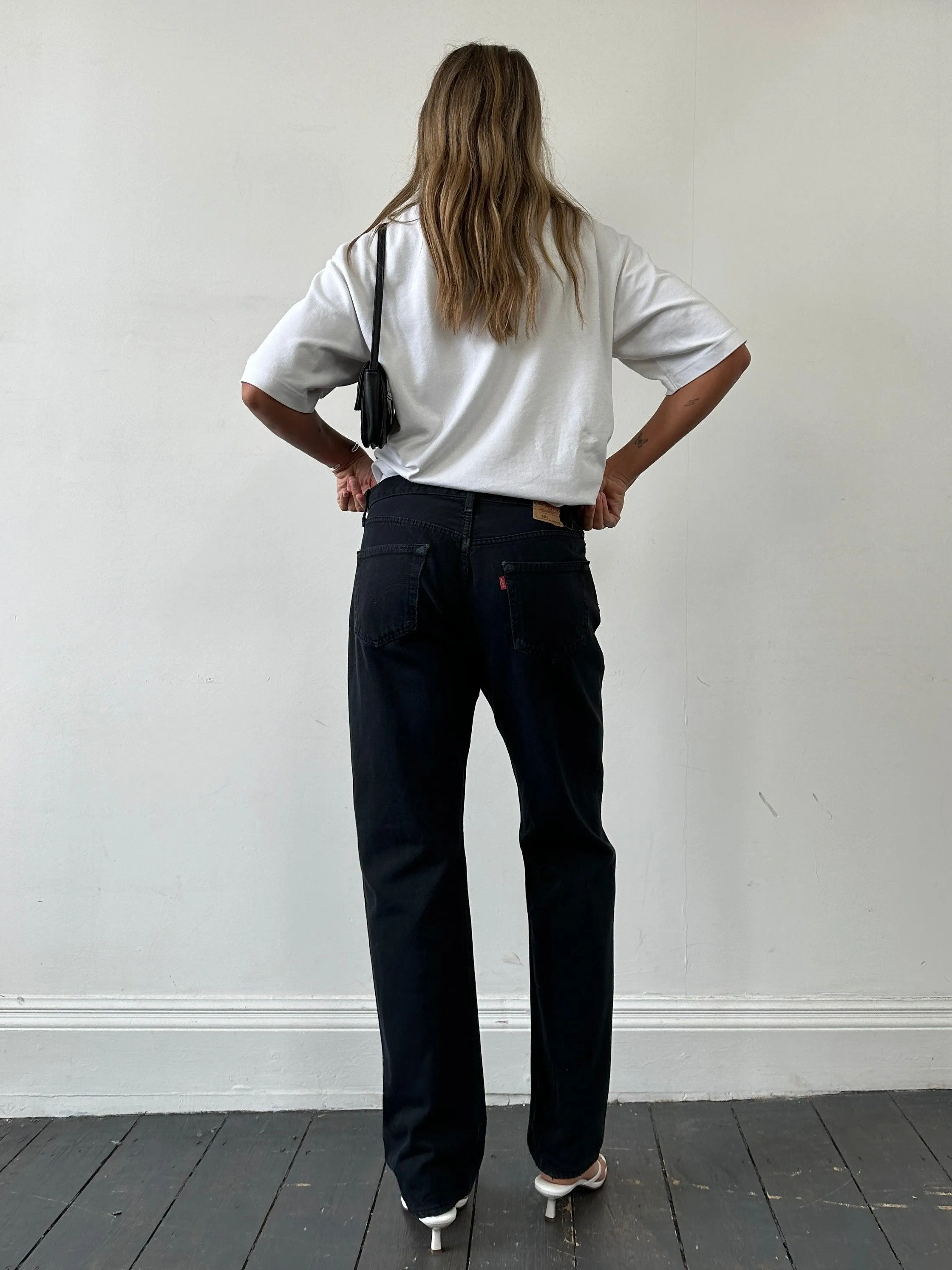 Levi’s 501 Straight Leg High Waisted Denim Jeans - W32