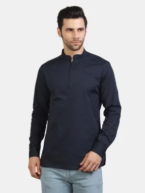 Life Roads full sleeve casual navy shirt for Men and boys