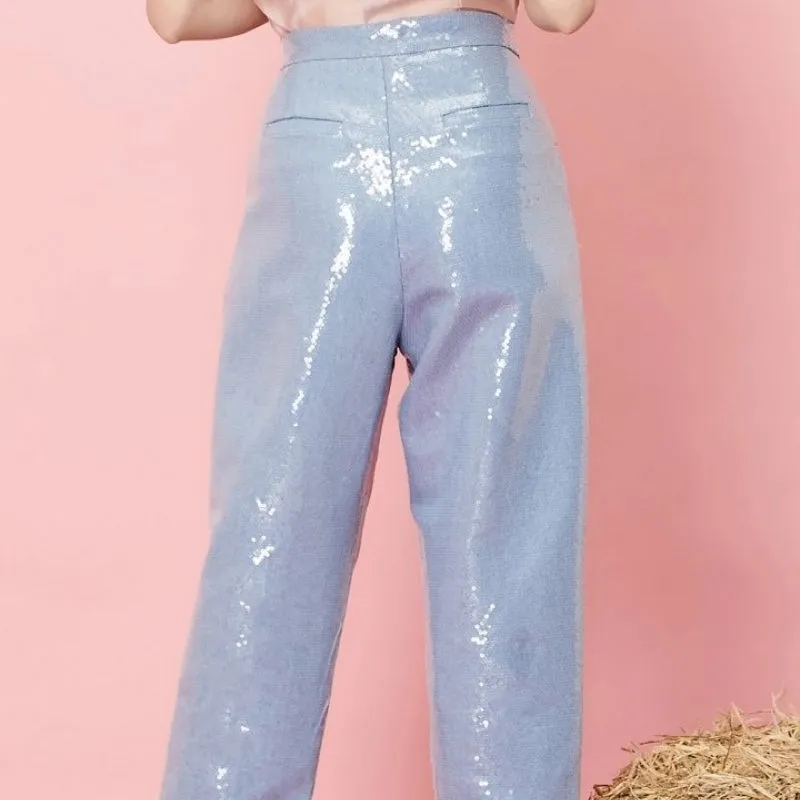 Lucky Sequin Western Peg Trouser - S