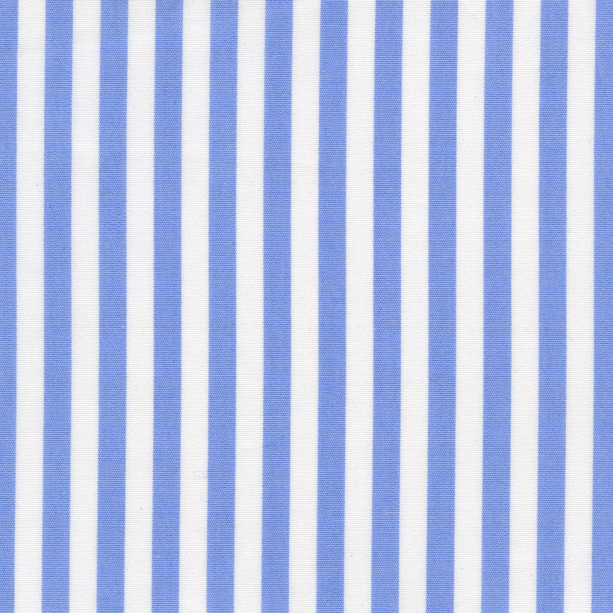 Made-to-Measure Shirt in Blue Bold Awning Stripe Poplin