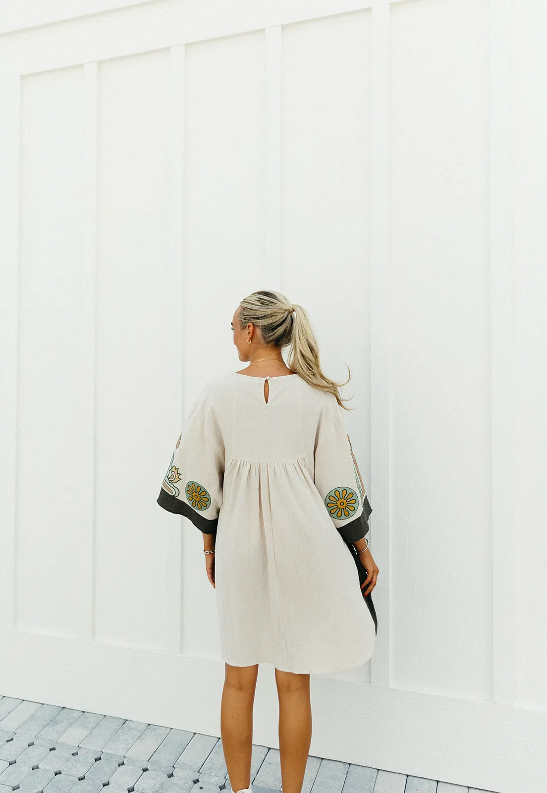 Marie Mini Dress - Sage