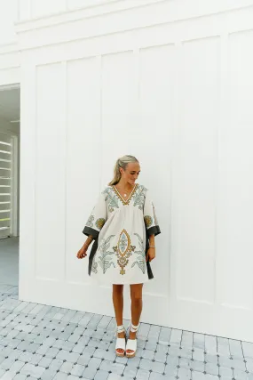 Marie Mini Dress - Sage