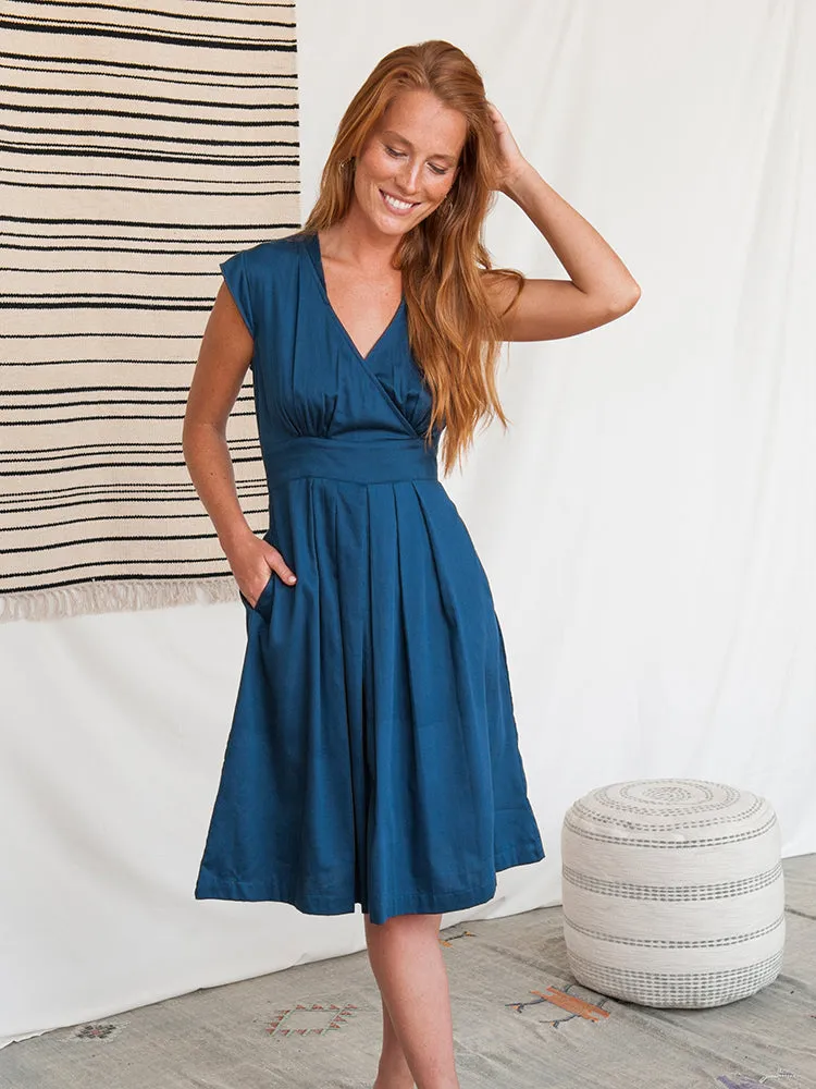 Mata Traders Lucille Dress Navy