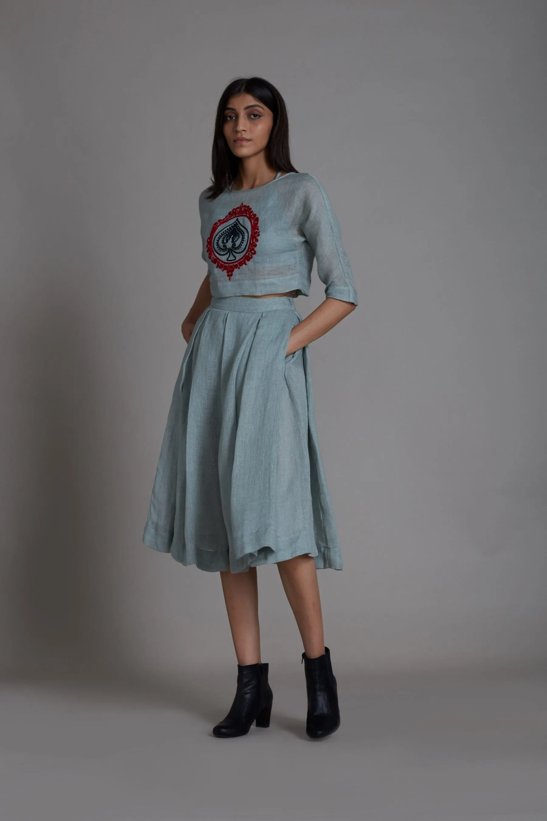 Mati Solo Skirt-Blue (Ready to Ship)