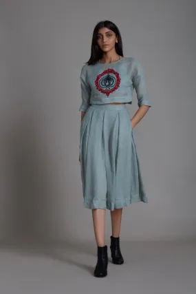 Mati Solo Skirt-Blue (Ready to Ship)