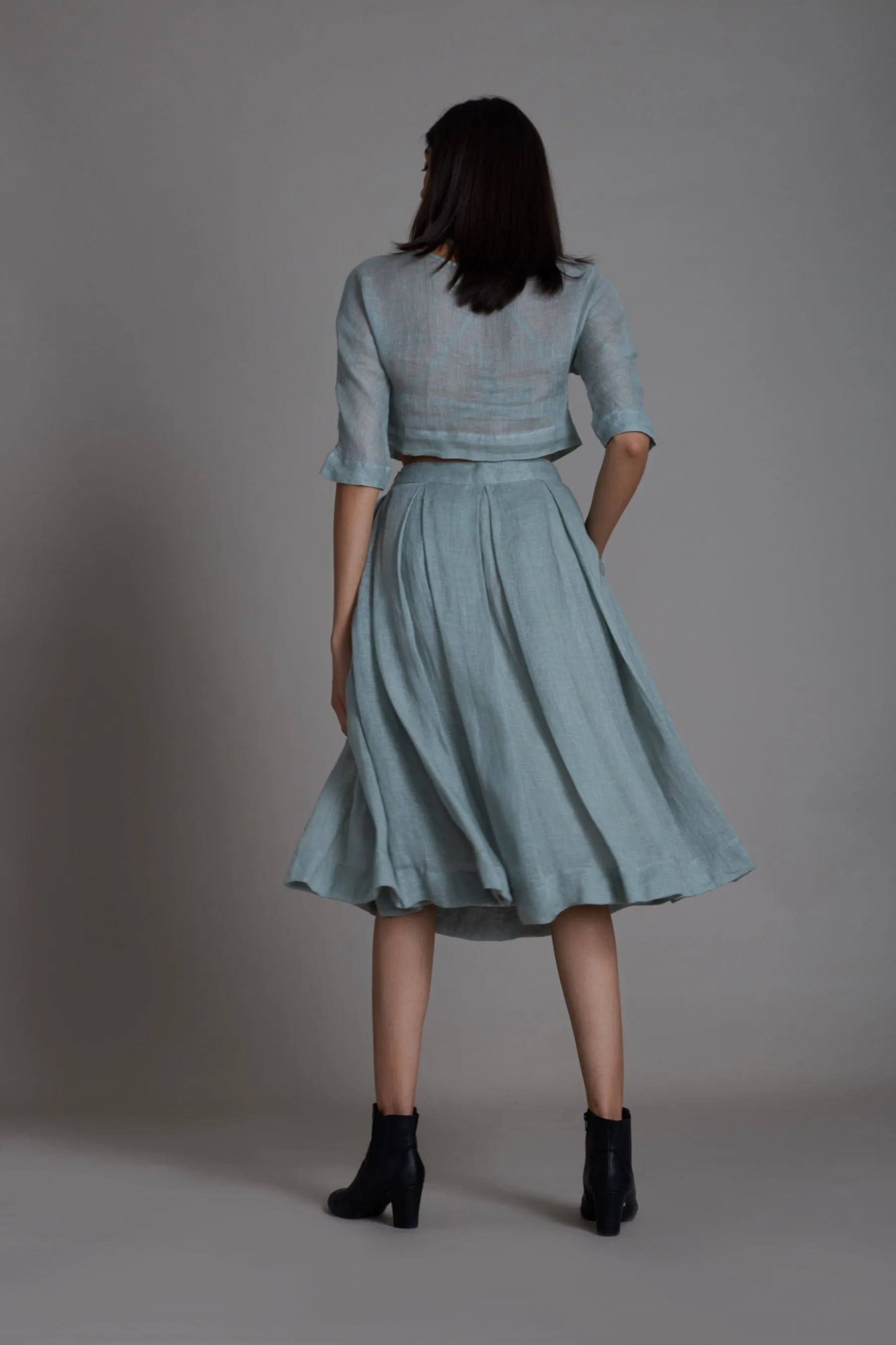 Mati Solo Skirt-Blue (Ready to Ship)