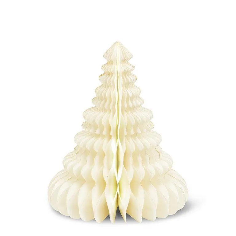 Medium Pleated Fancy Tree in Ivory