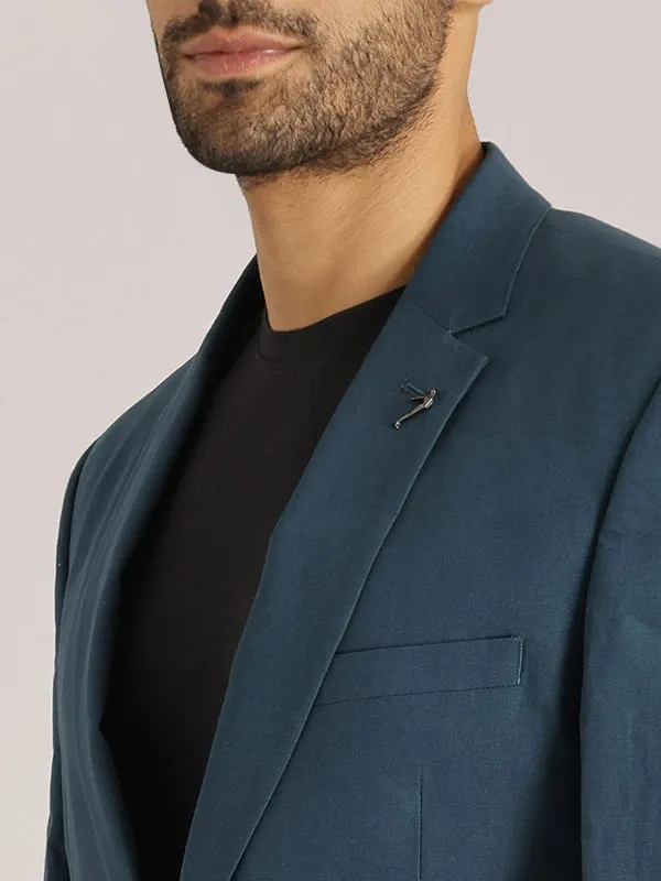 Men Solid Full Sleeve Casual Blazer