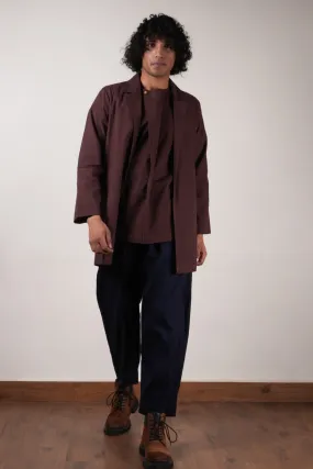 Men's Blue Pleated Trousers
