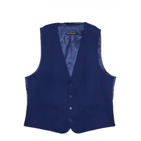 Men's Sleevless Solid Blazer,Navy