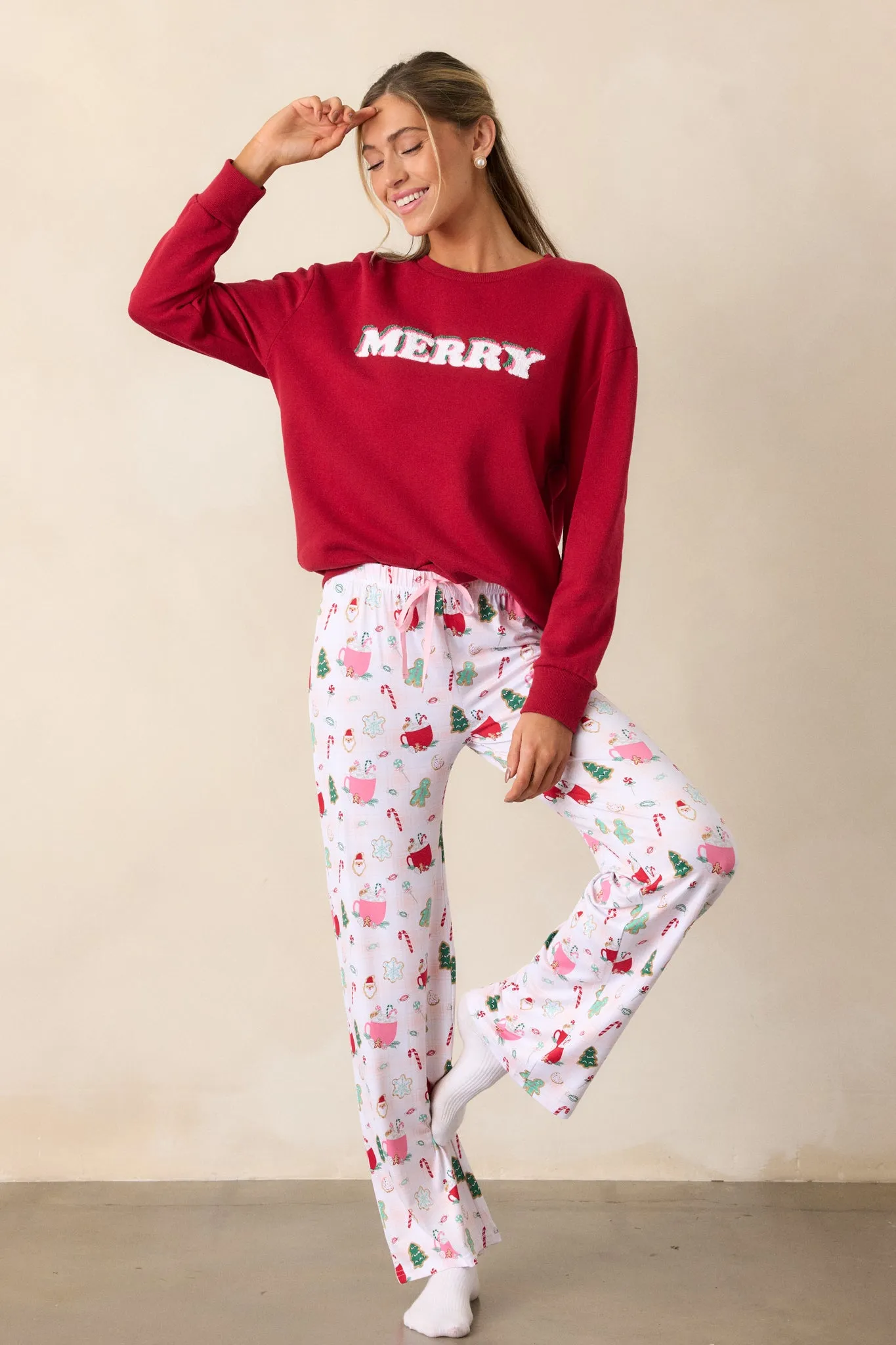 Merry Melodies Red Sweatshirt