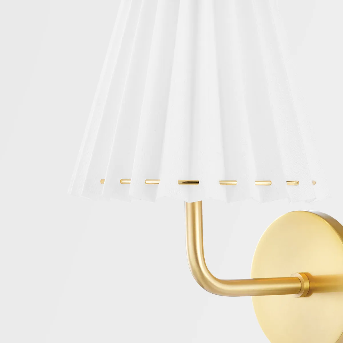 Mitzi Lighting Demi Curved Wall Sconce – Aged Brass